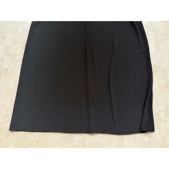 Lauren Ralph Lauren Maxi Dress Sz 6 Women's Black Classic Long Sleeveless Jersey - Picture 6 of 8